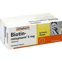 BIOTIN RATIOPHARM 5MG