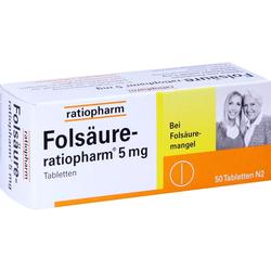 FOLSAEURE RATIOPHARM 5MG