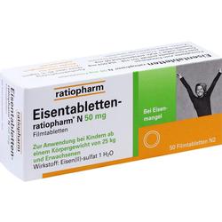 EISENTABLETTEN RATIO N50MG